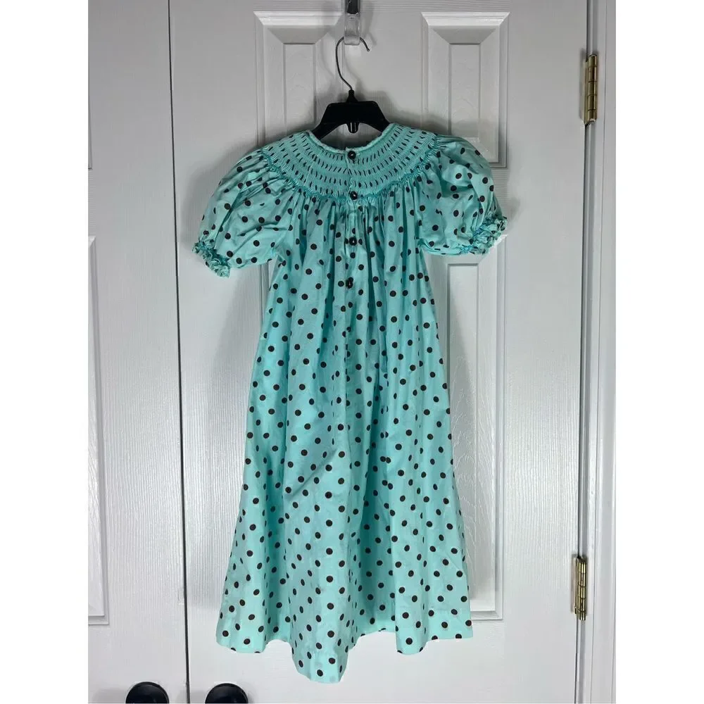 Mom & Me Girls Smocked Bumblebee Dress Size 4